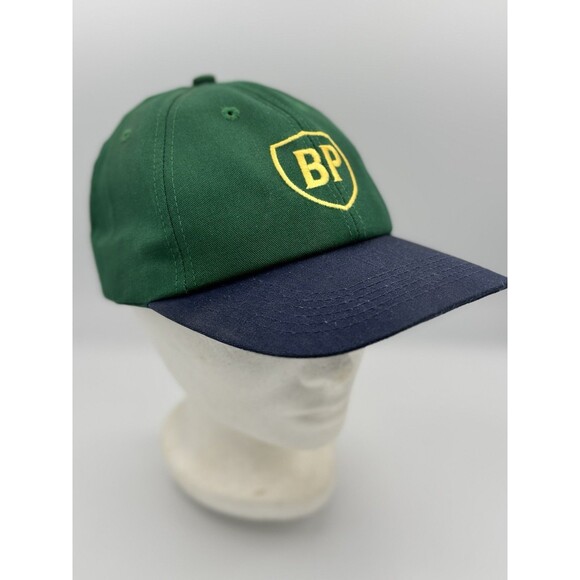Vintage BP British Petroleum Trucker Hat Snapback Made in USA GUC - Picture 2 of 9